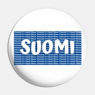 FFS Team Colours – Suomi white on blue Pin