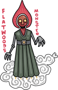 Flatwoods Monster Cartoon Magnet