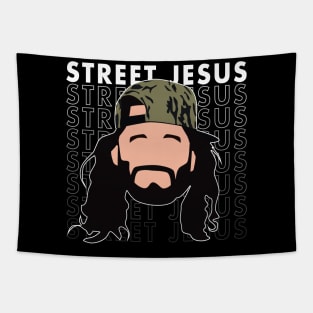 street jesus of mma Tapestry