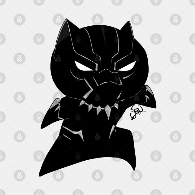 Chibi Black Panther by JenX