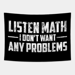 Funny Math Quote T shirt Men Women Kids Teens Sarcasm Sarcastic Shirt , Womens Shirt , Funny Humorous T-Shirt | Sarcastic Gifts Tapestry