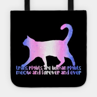 Trans Rights Meow And Furever Tote