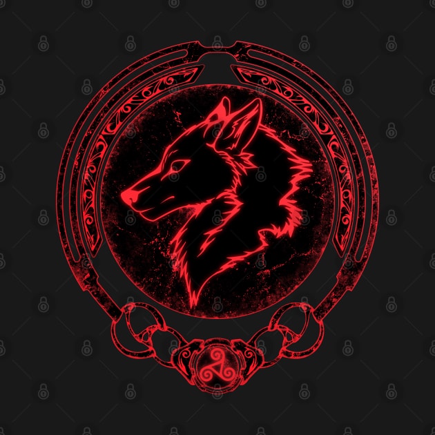 Fenris Wolf by NicGrayTees