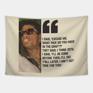 deion sanders quotes Tapestry