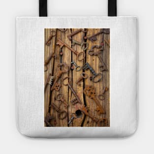 Wonderful Old Rustic Skeleton keys Tote