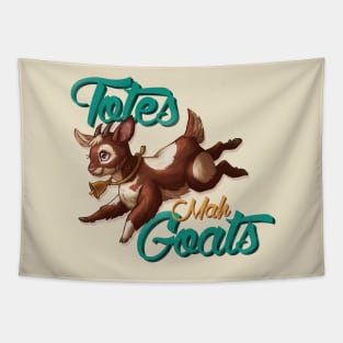 Totes Mah Goats (Light Version) Tapestry