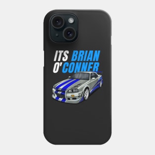 It's Brian o'Conner { fast and furious Paul walker's Skyline } Phone Case