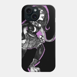 Nu-Goth Werecat Phone Case