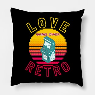 Love Retro Pillow