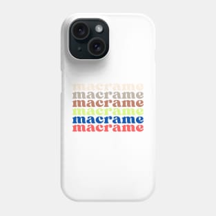 macrame Phone Case