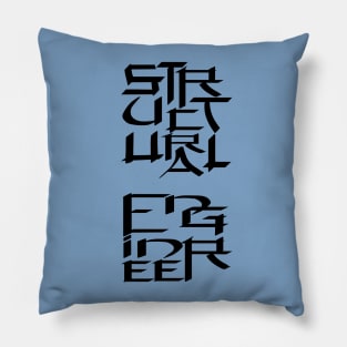 Structural Engineer Character Pillow