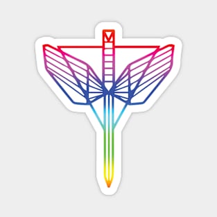 The Shield Symbol (Rainbow) - Wynonna Earp Magnet