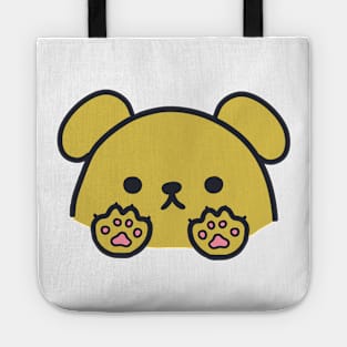 cute kawaii golden retriever dog Tote