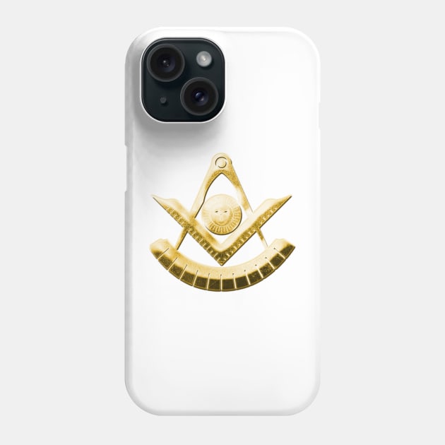 Freemasonry - Jewel of Past Master for Blue Lodge Phone Case by NxtArt