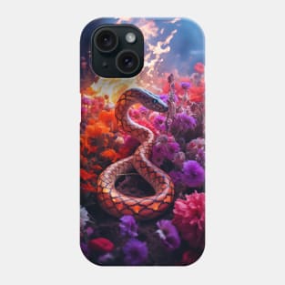 Floral Blaze Serpent 2 Phone Case