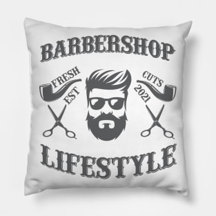 Barber Design Barbershop Fresh 70 Pillow