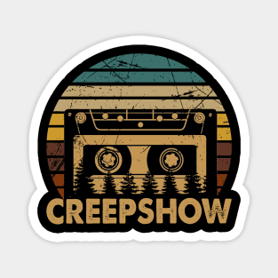 Classic Circle Creepshow Proud Name Funny Cassette Magnet