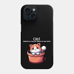 CAT masters at putting smiles on our faces - I Love my cat - 1 Phone Case