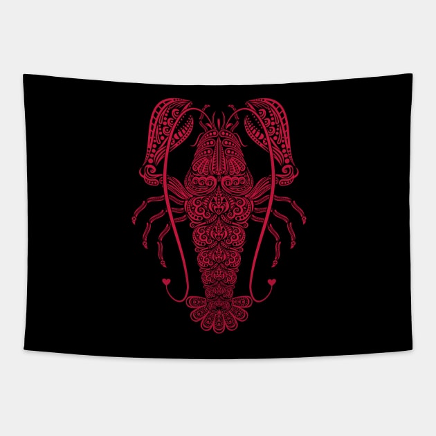 Lobster pattern Tapestry by Signumnobilis