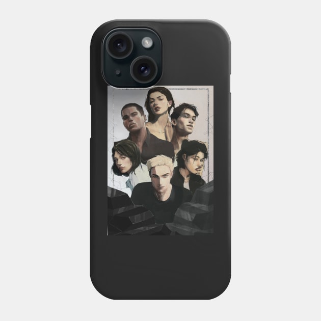 The Atlas Six characters Phone Case by LittleChmura