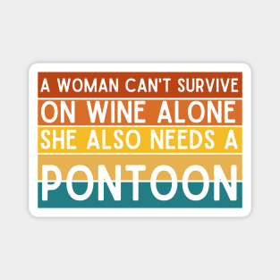 Pontoon Queen Magnet