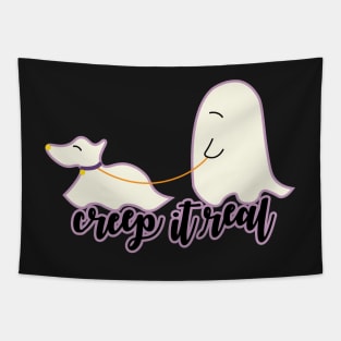 Creep It Real Ghost + Ghost Puppy Tapestry
