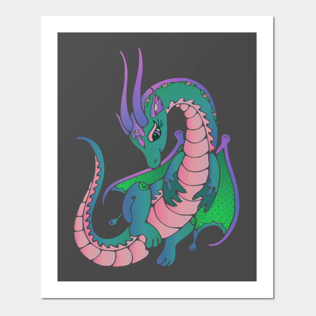 Mystical Magic Dragon Fantasy Art