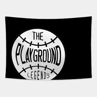 Playground Legends Baseball Logo Tapestry