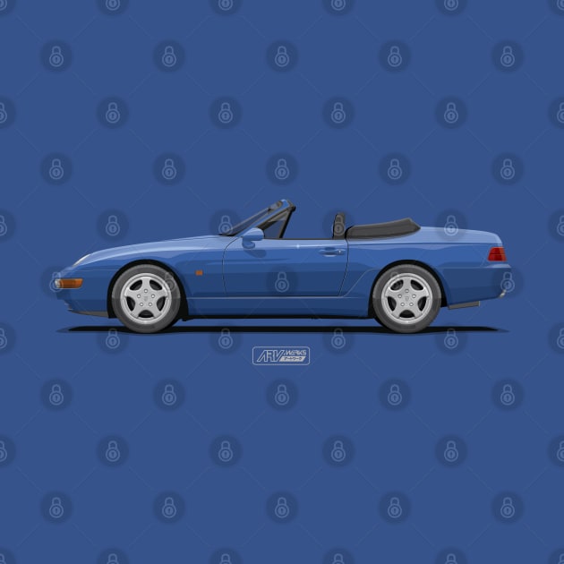 968 Cabriolet Maritime Blue by ARVwerks