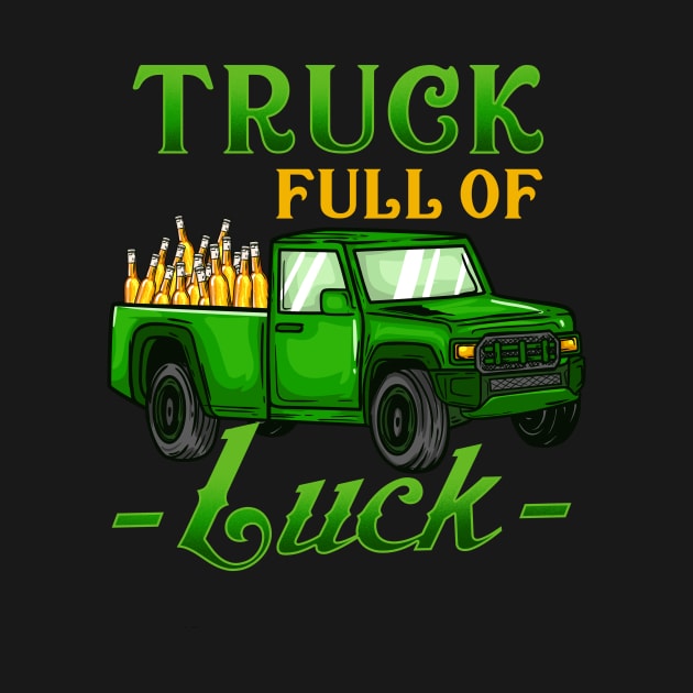 Truck full of Luck I St. Patrick's Day Brewery Truck design by biNutz