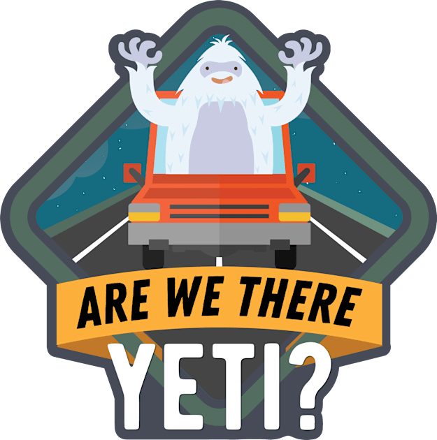 Are We There Yeti? Kids T-Shirt by sentinelsupplyco