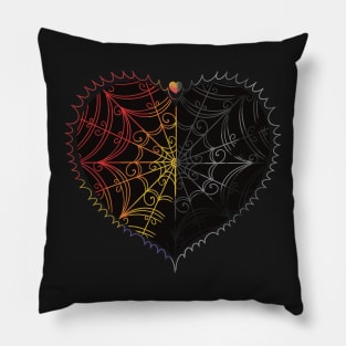 Gothic dark heart Pillow