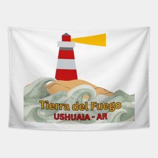 The lighthouse - Tierra del Fuego - Ushuaia Tapestry
