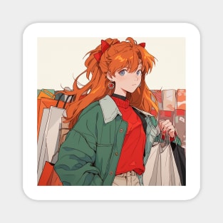 asuka shopping Magnet