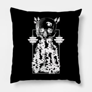 Skull 'Waterfall' Design Pillow