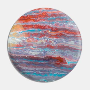 sunset acrylic fluid art Pin