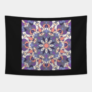 pattern with colored mandala Tapestry