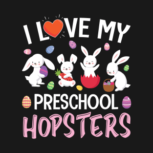 H31Tee Happy Easter Preschool Teacher Student T-Shirt