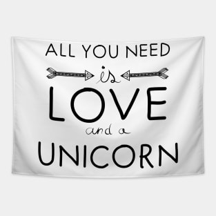 All you need is love : Unicorn Tapestry