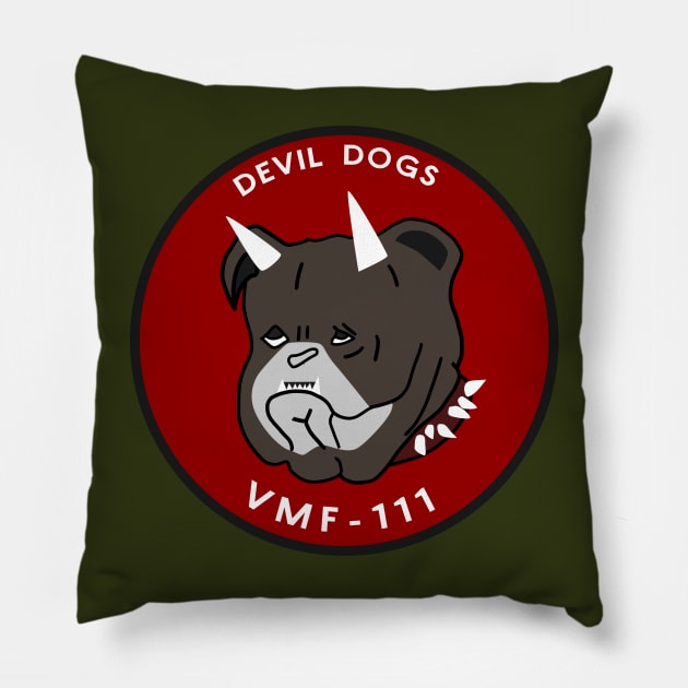 VMF 111 Devil Dogs Pillow by Yeaha