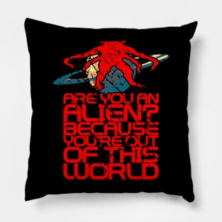 Alien Ufo Area 51 Pillow