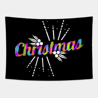 Mistletoe Lgbtq Colorful Christmas Tapestry