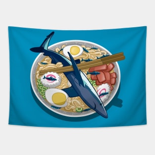 Ramen shark Tapestry