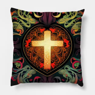 The Cross of Jesus Design V7 Pillow