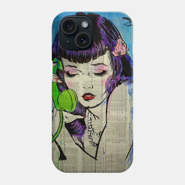 Pop call Phone Case by Loui Jover 