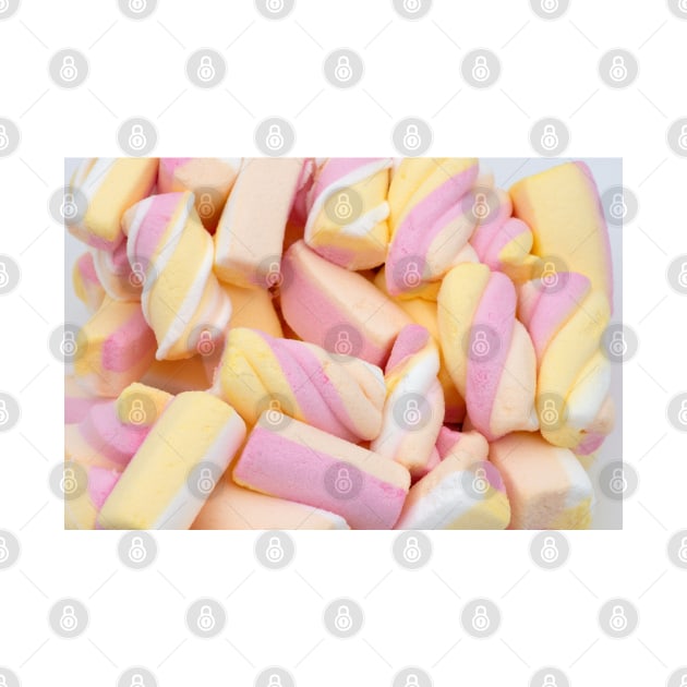 A close up view of Pastel Marshmallows! by nancy.hajjar@yahoo.com