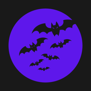 Bats, Halloween, Goth T-Shirt