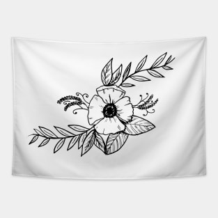 Blooming flower Tapestry