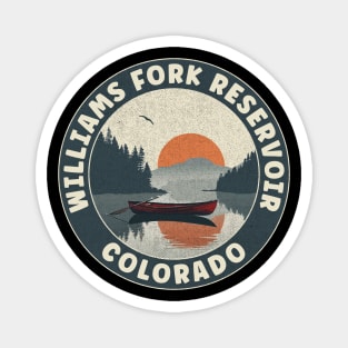 Williams Fork Reservoir Colorado Sunset Magnet