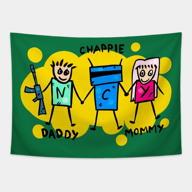 Chappie Tapestry by vanpaul54